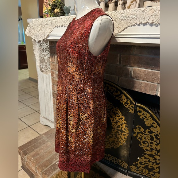 NWT NANETTE LEPORE Firefly 100% Silk Cocktail Mini Dress Sleeveless Pockets 6 - Picture 5 of 15